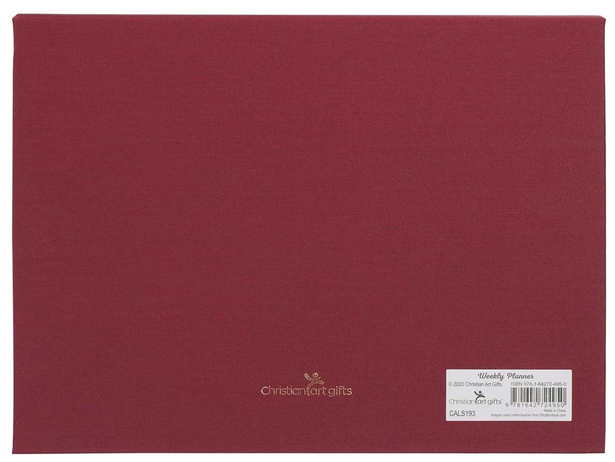 Planner-The Joy Of The Lord Is My Strength Undated Planner Pad - Nehemiah 8:10