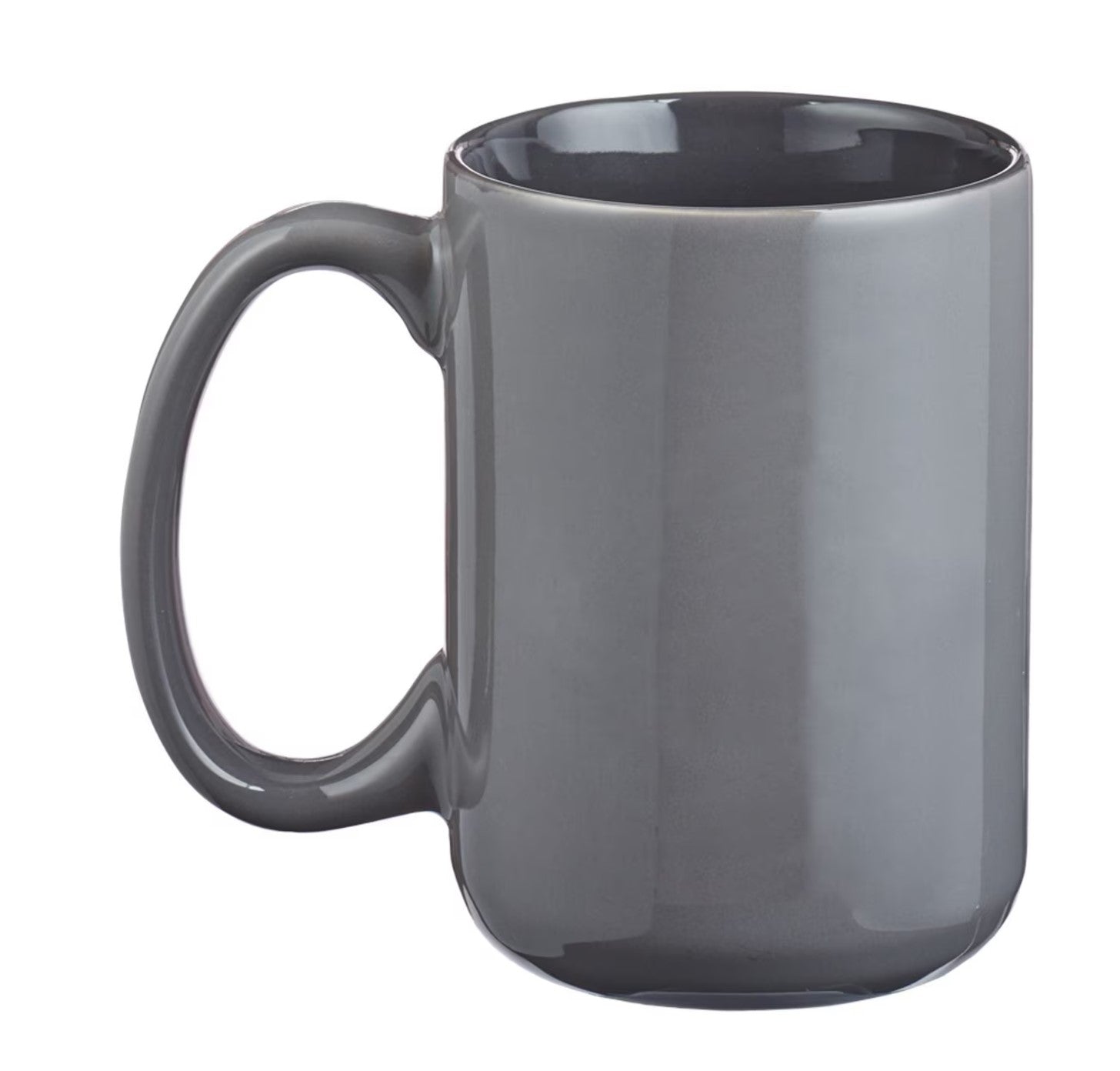 Mug-Be Strong Lion Gray Coffee Mug - Joshua 1:9