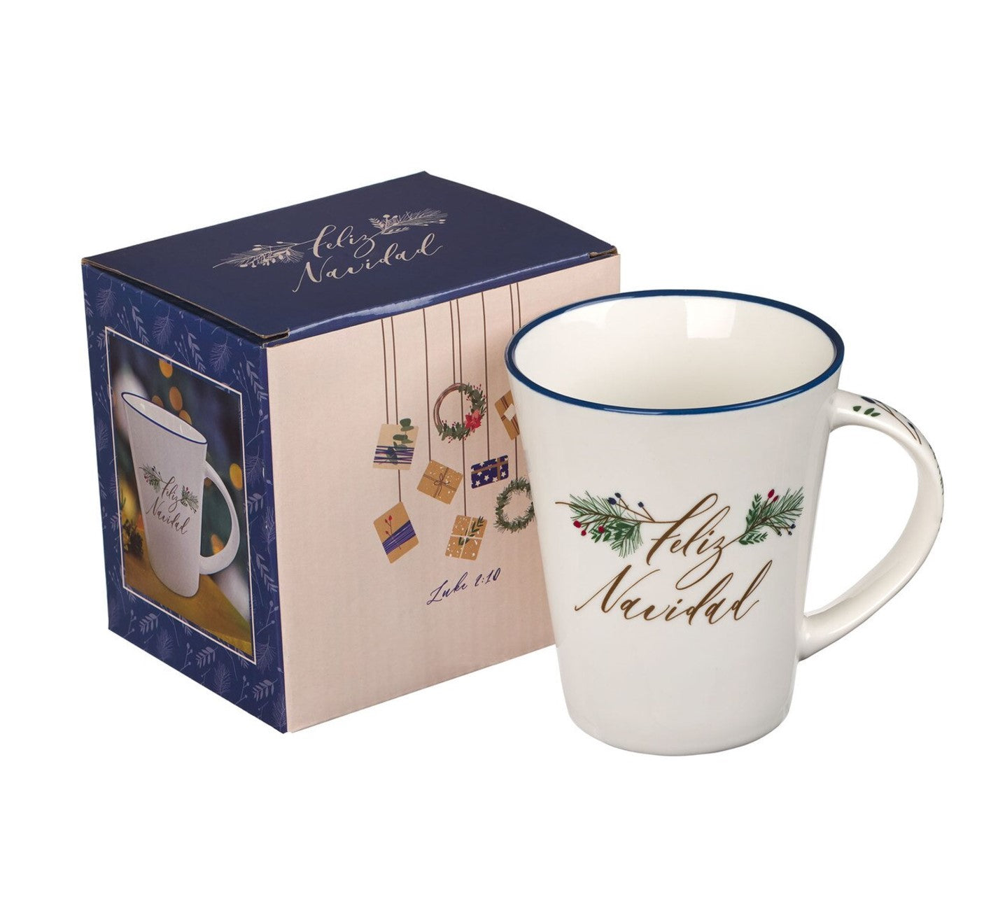 Mug-Taza de Cerámica Feliz Navidad