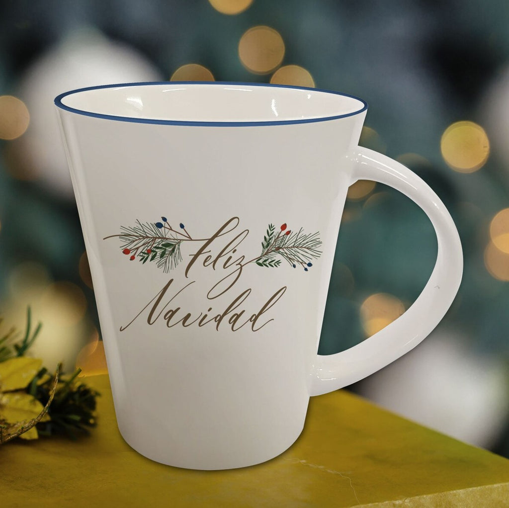 Mug-Taza de Cerámica Feliz Navidad