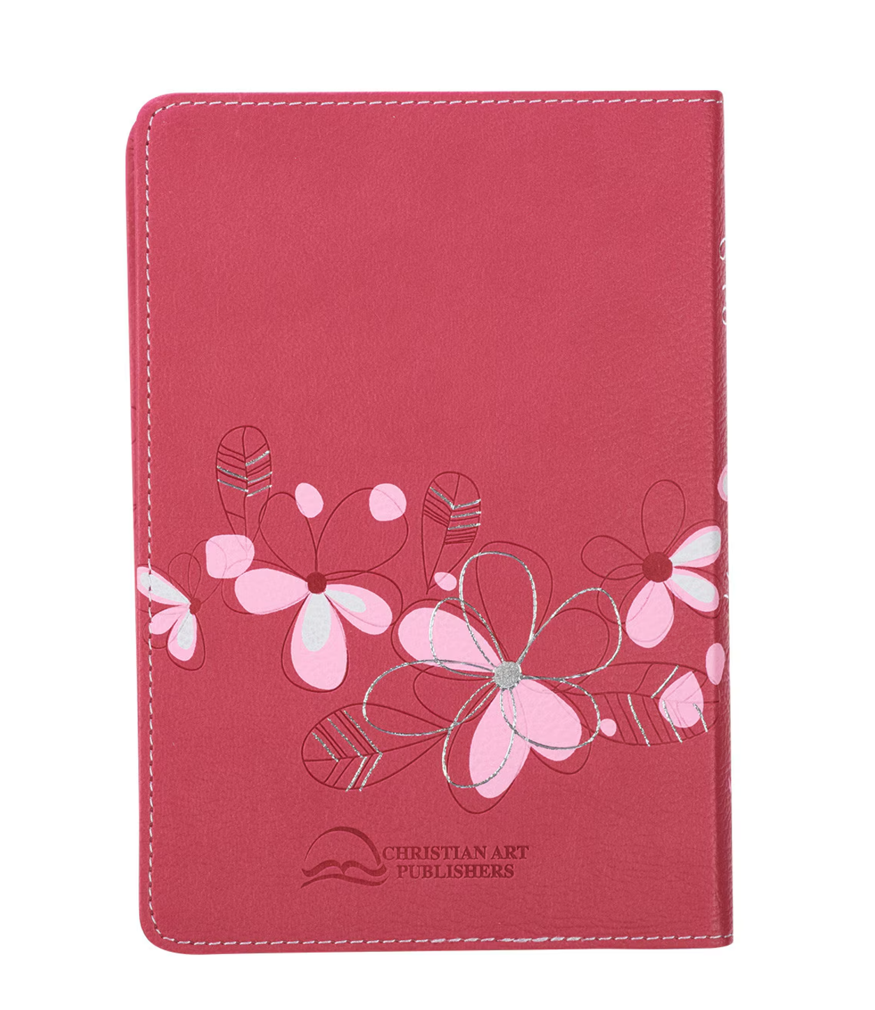 Bible-Pink Faux Leather Compact King James Version Bible