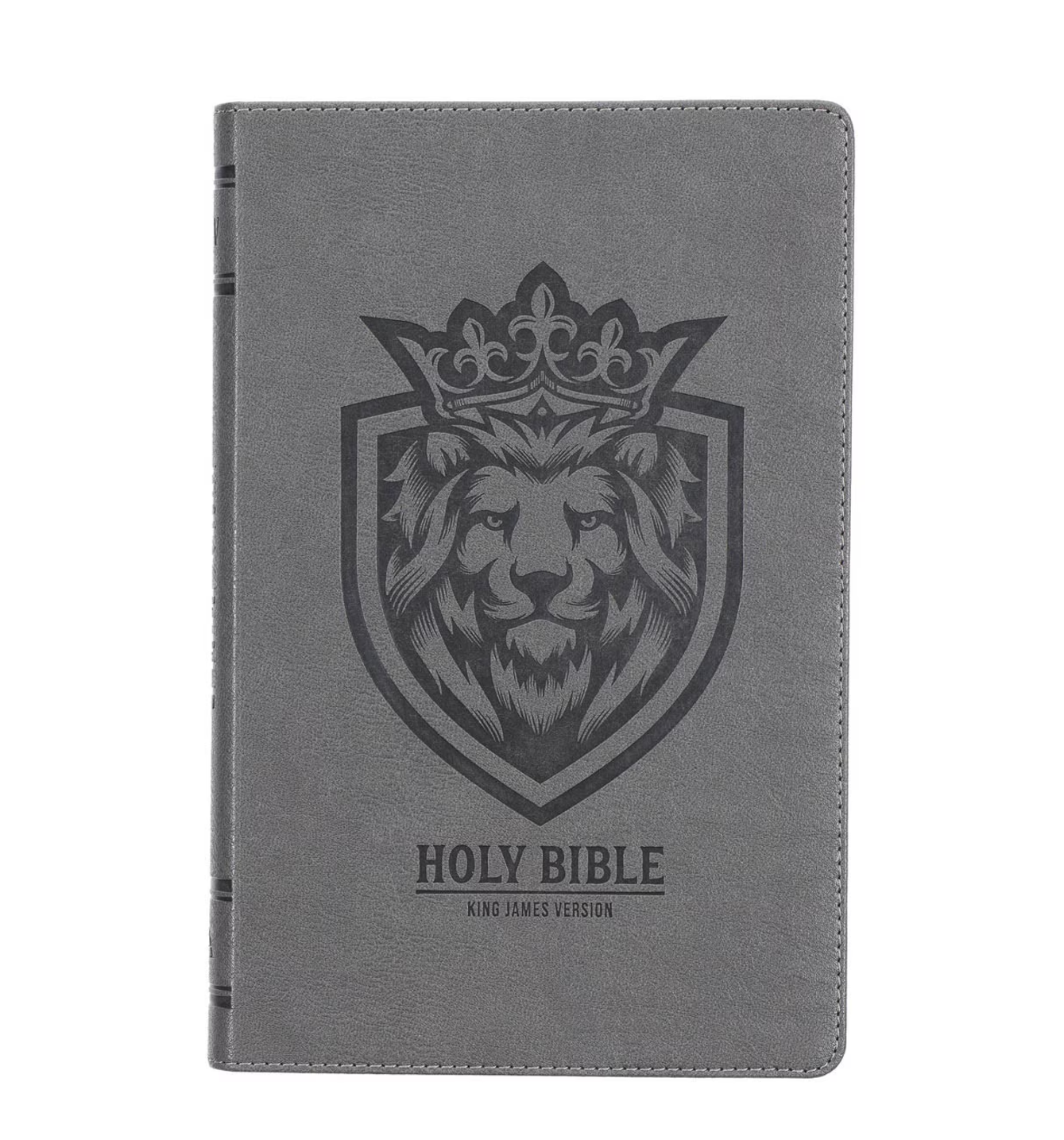 Bible-Charcoal Faux Leather Gift Edition King James Version Bible