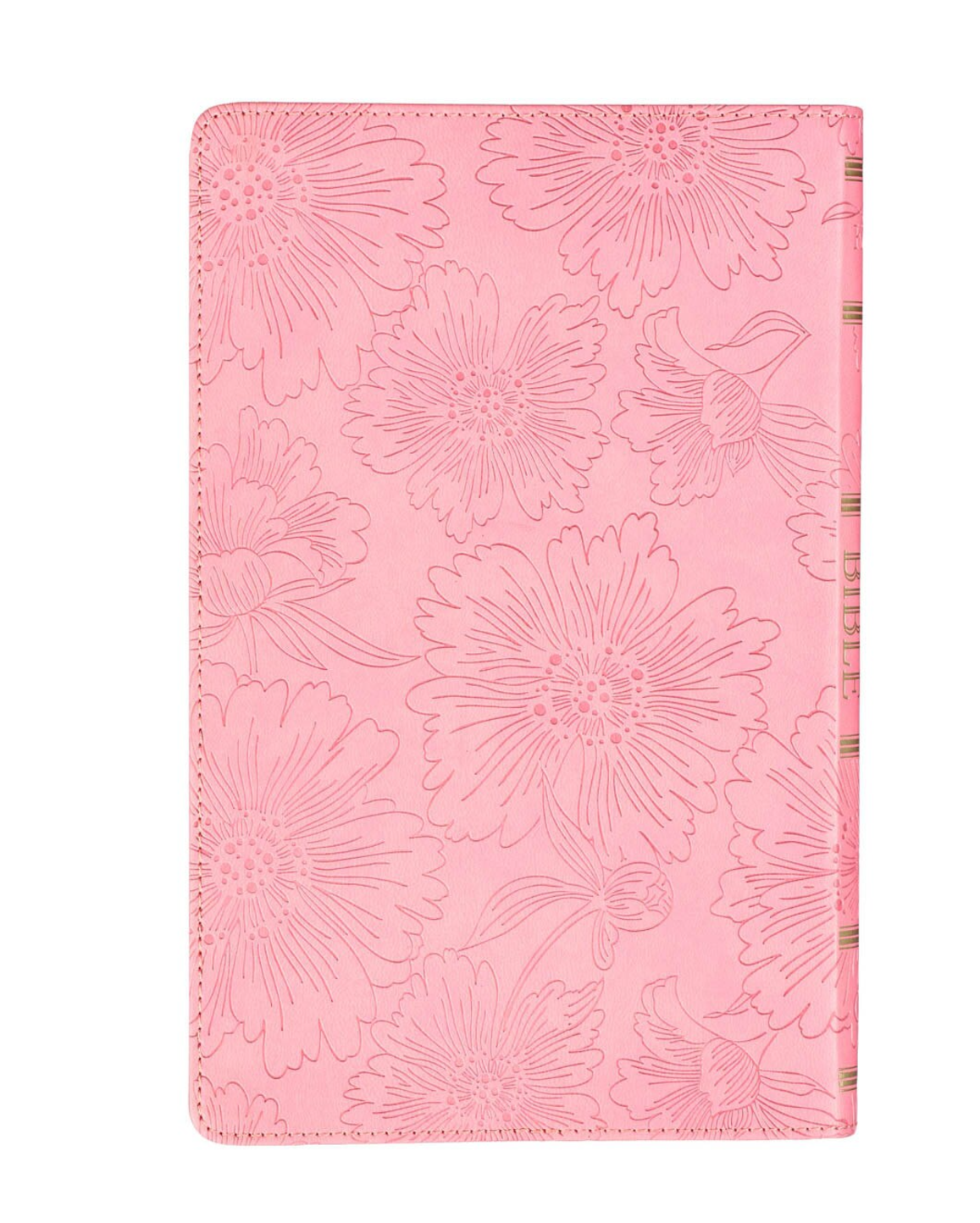 Bible-Blossom Pink Faux Leather Gift Edition King James Version Bible