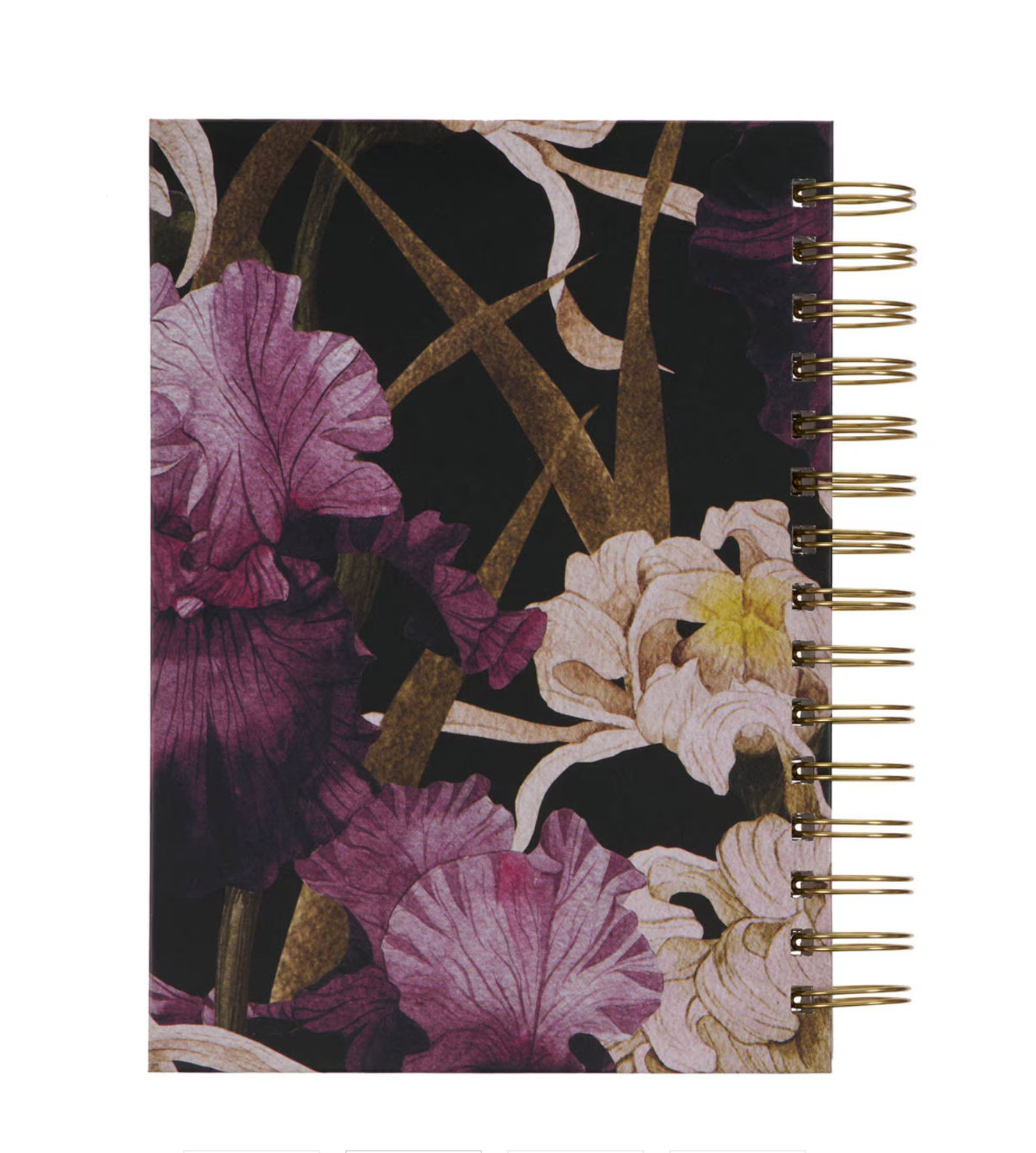 Journal-Strong and Courageous Topaz Pink Wirebound Journal - Joshua 1:9