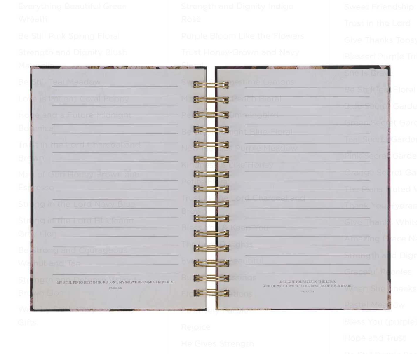 Journal-Strong and Courageous Topaz Pink Wirebound Journal - Joshua 1:9