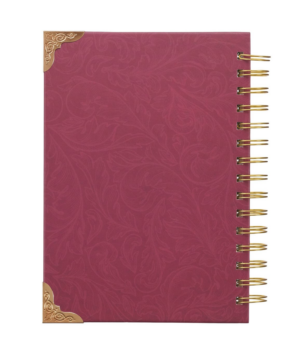 Journal-Trust in the LORD Floral Wirebound Journal - Proverbs 3:5