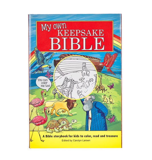 Bible-My Own Keepsake Bible: Children's Coloring Bible