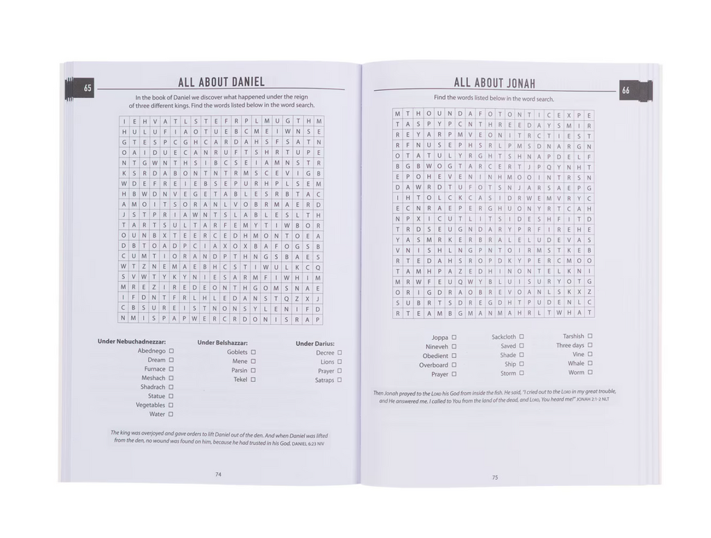 Book-Bible Word Searches