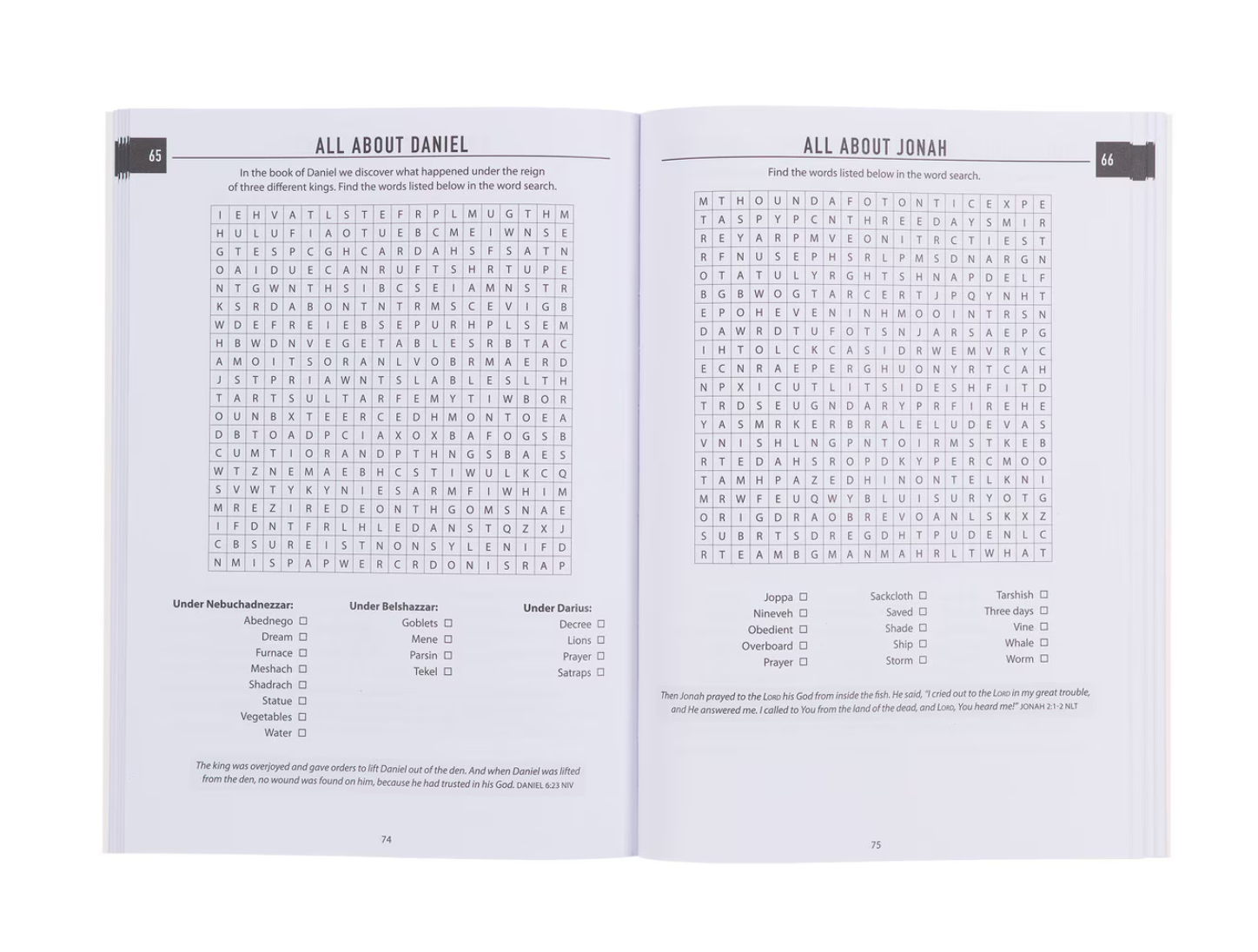 Book-Bible Word Searches