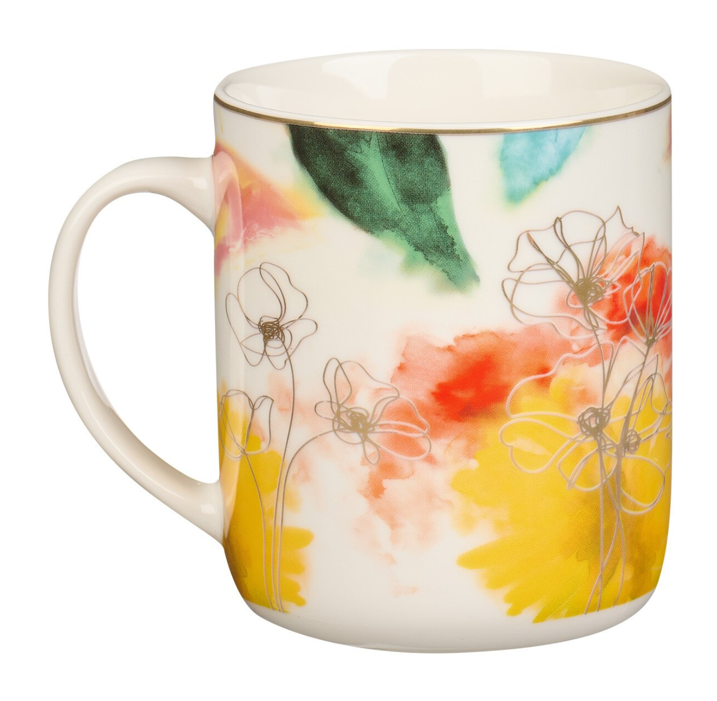 Mug-Faithfulness Pastel Meadow Ceramic Coffee Mug