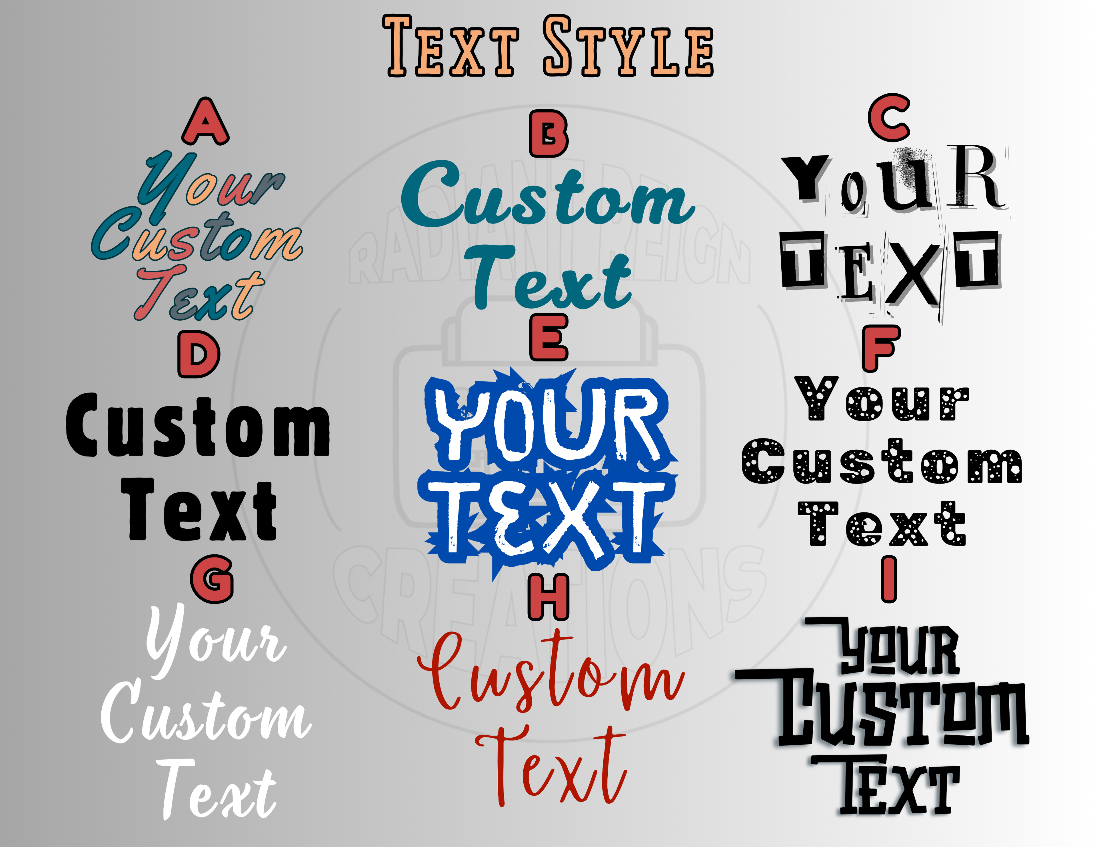 "Custom TEXT Shirt"
