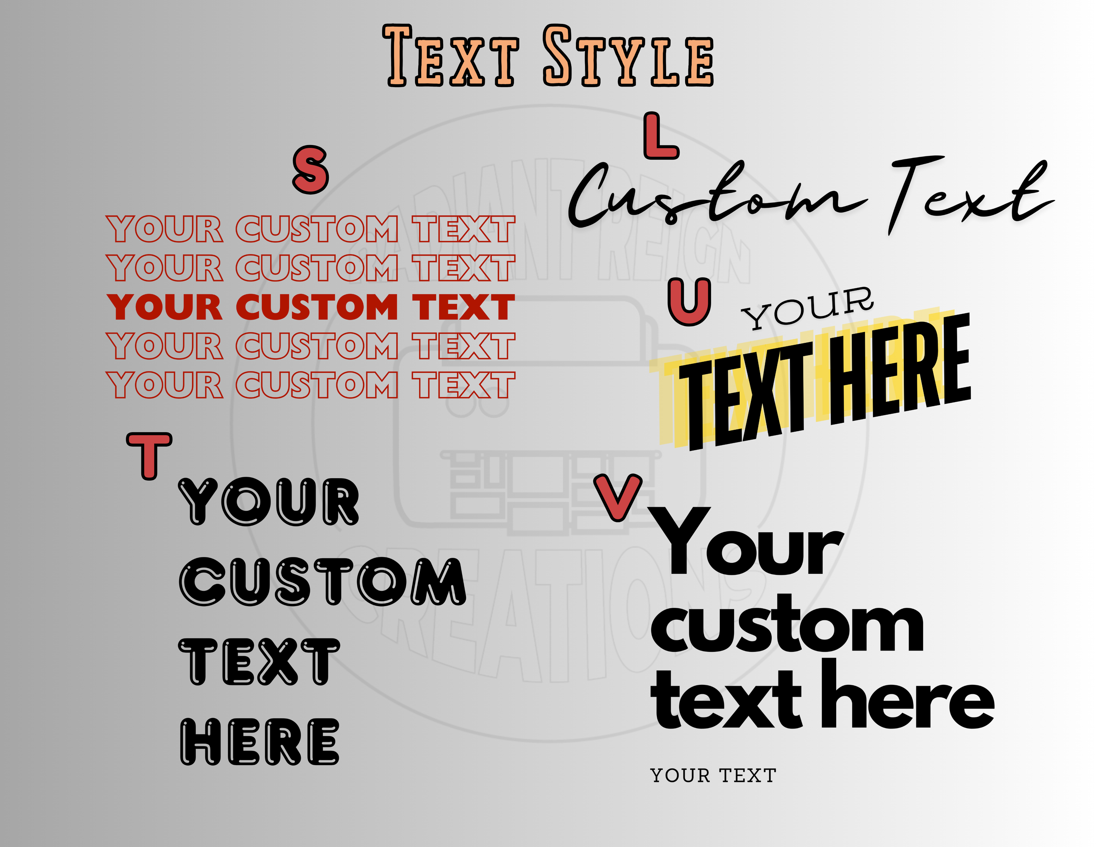 "Custom TEXT Shirt"