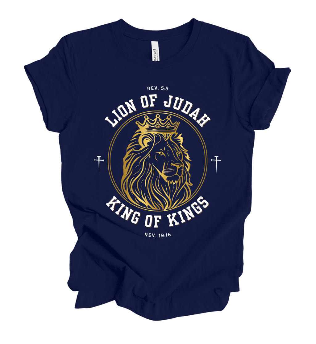 Faith-inspired Tee- "The Lion of Judah"