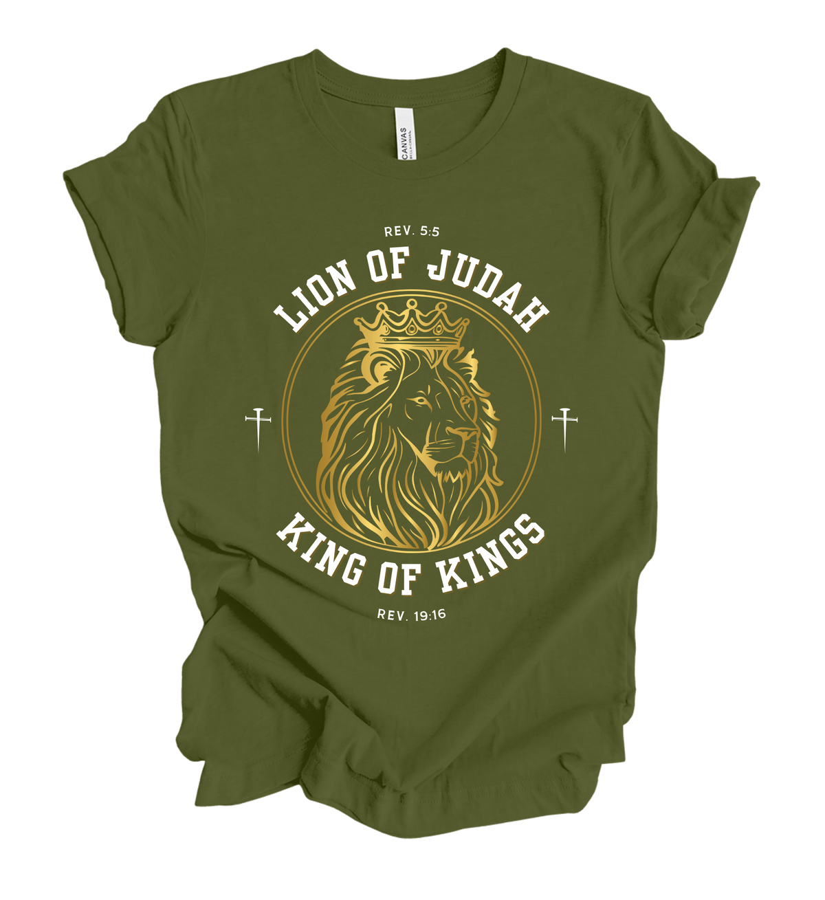 Faith-inspired Tee- "The Lion of Judah"