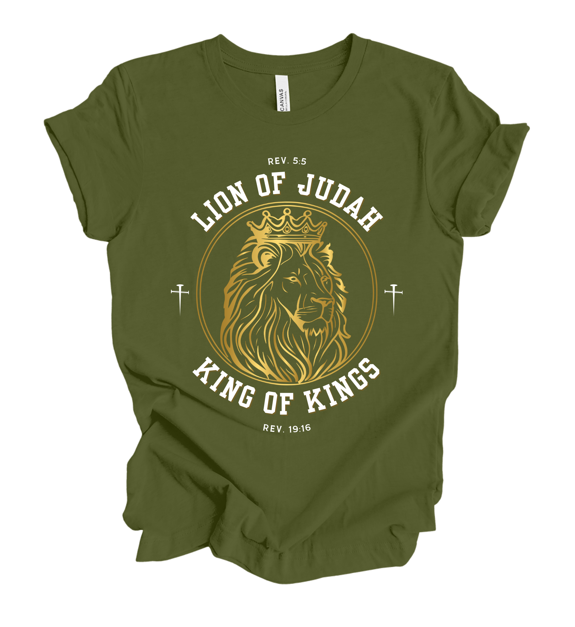 Faith-inspired Tee- "The Lion of Judah"