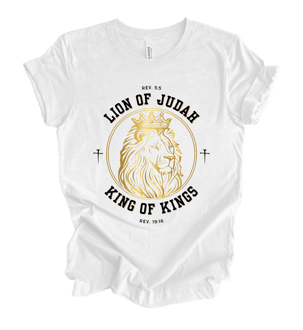 Faith-inspired Tee- "The Lion of Judah"