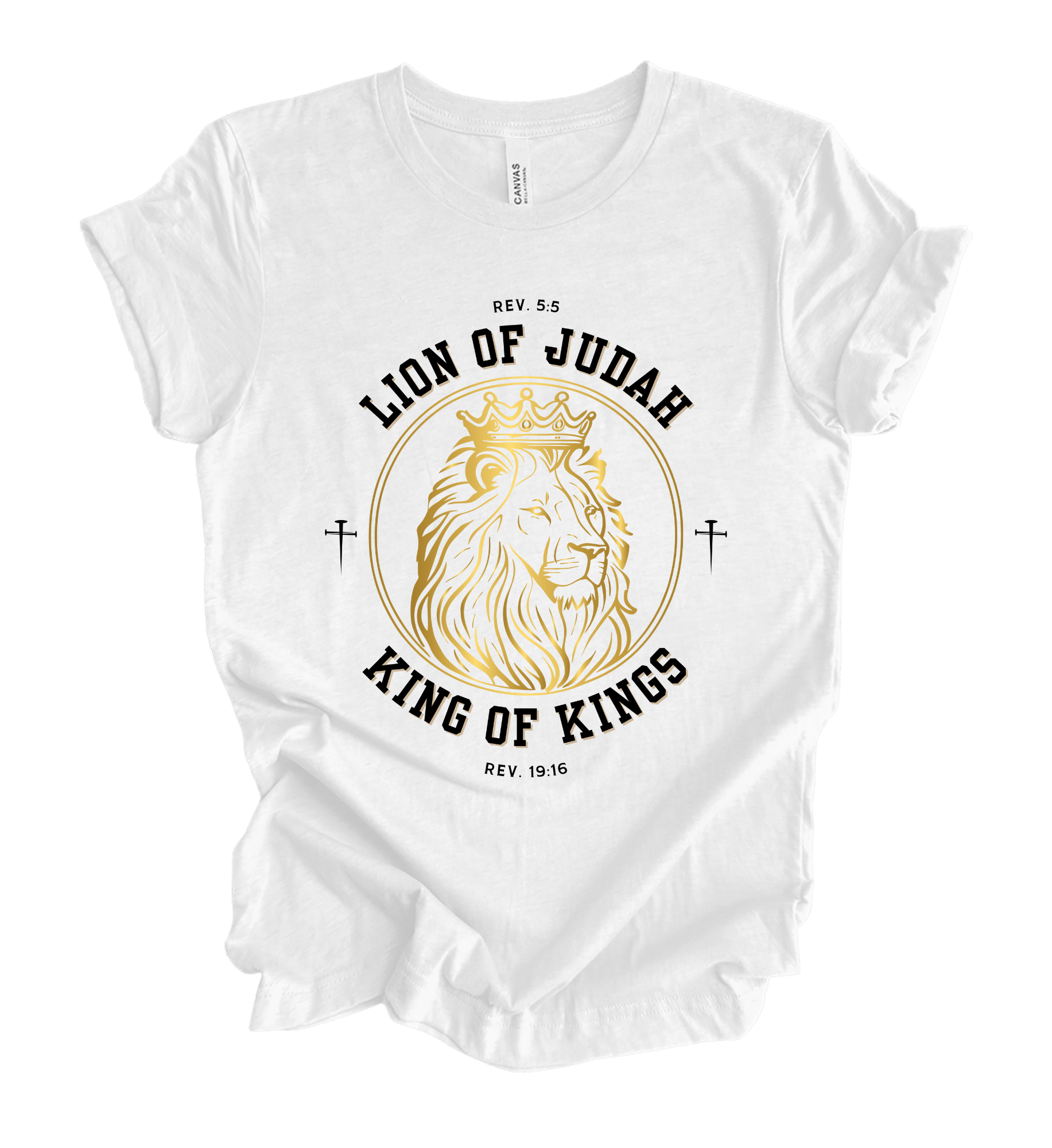 Faith-inspired Tee- "The Lion of Judah"