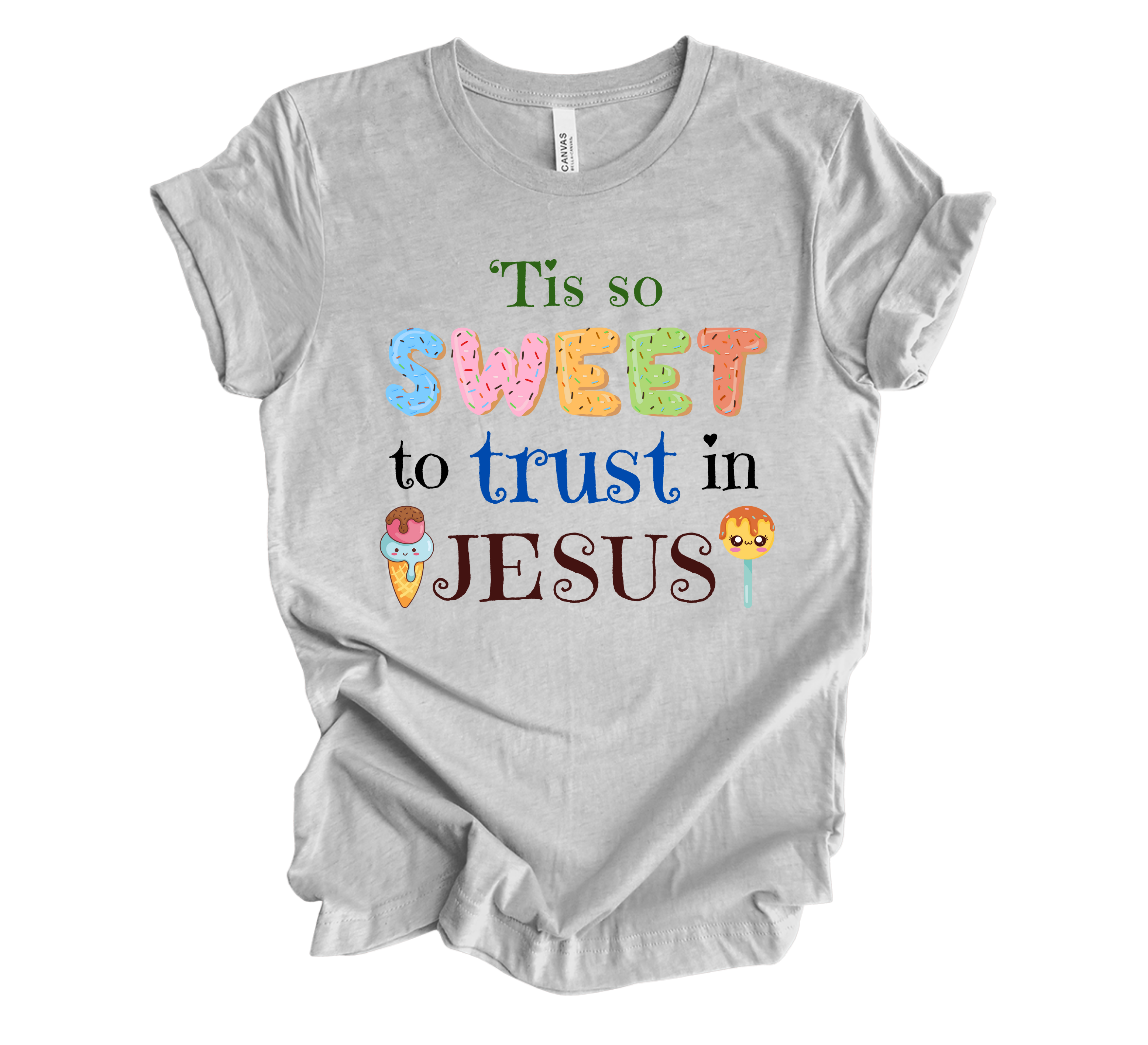 Faith-inspired Childrenswear-"'Tis So Sweet To Trust In Jesus"