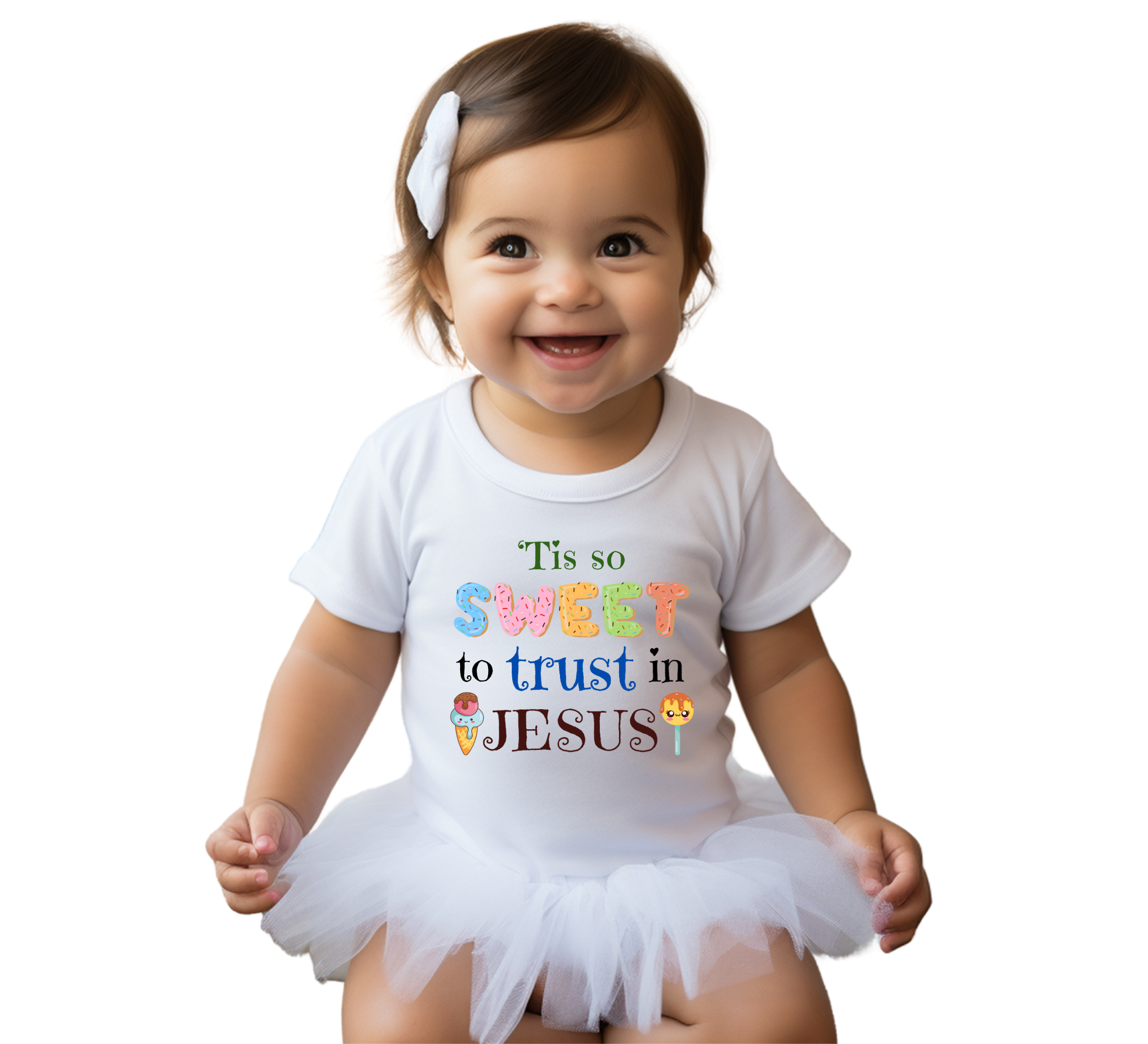 Faith-inspired Childrenswear-"'Tis So Sweet To Trust In Jesus"