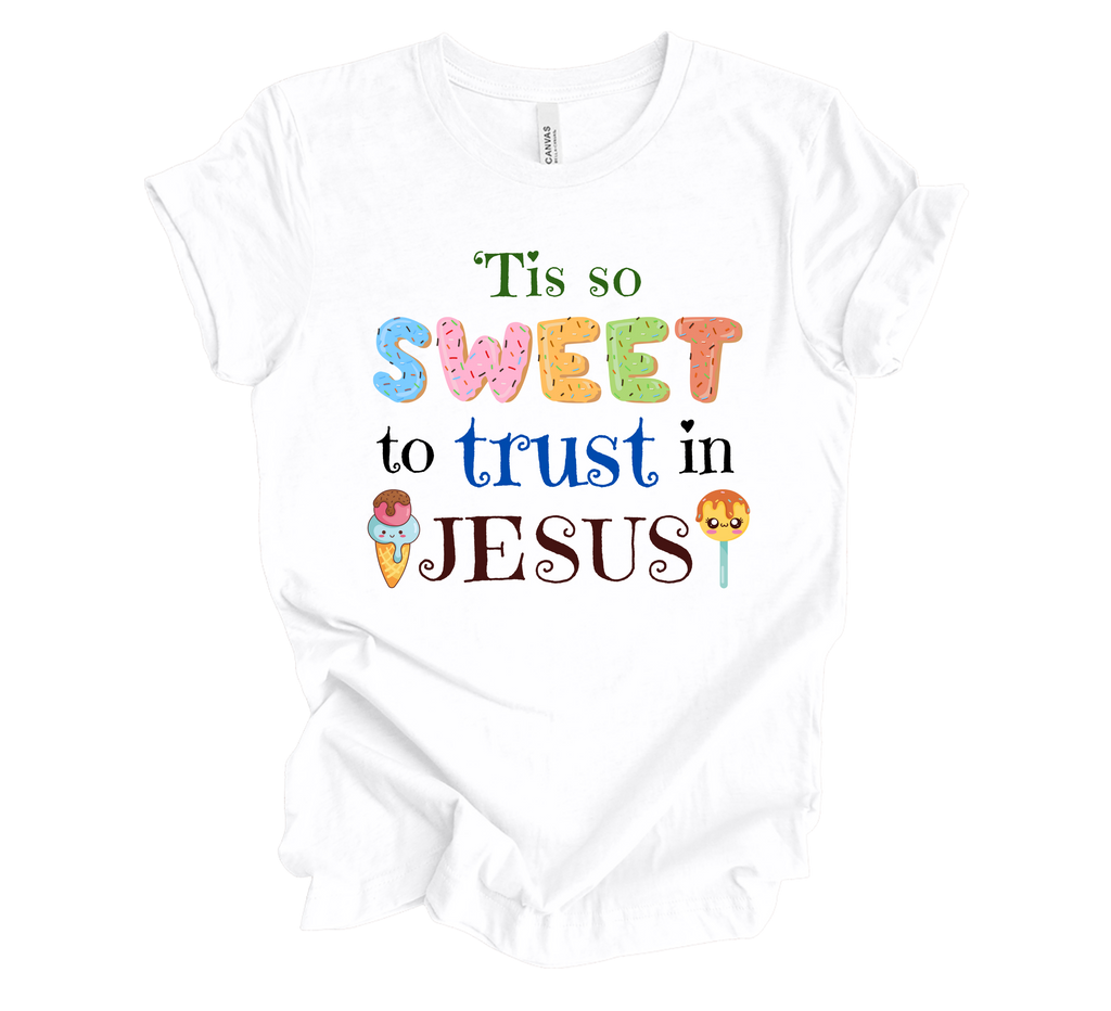 Faith-inspired Childrenswear-"'Tis So Sweet To Trust In Jesus"