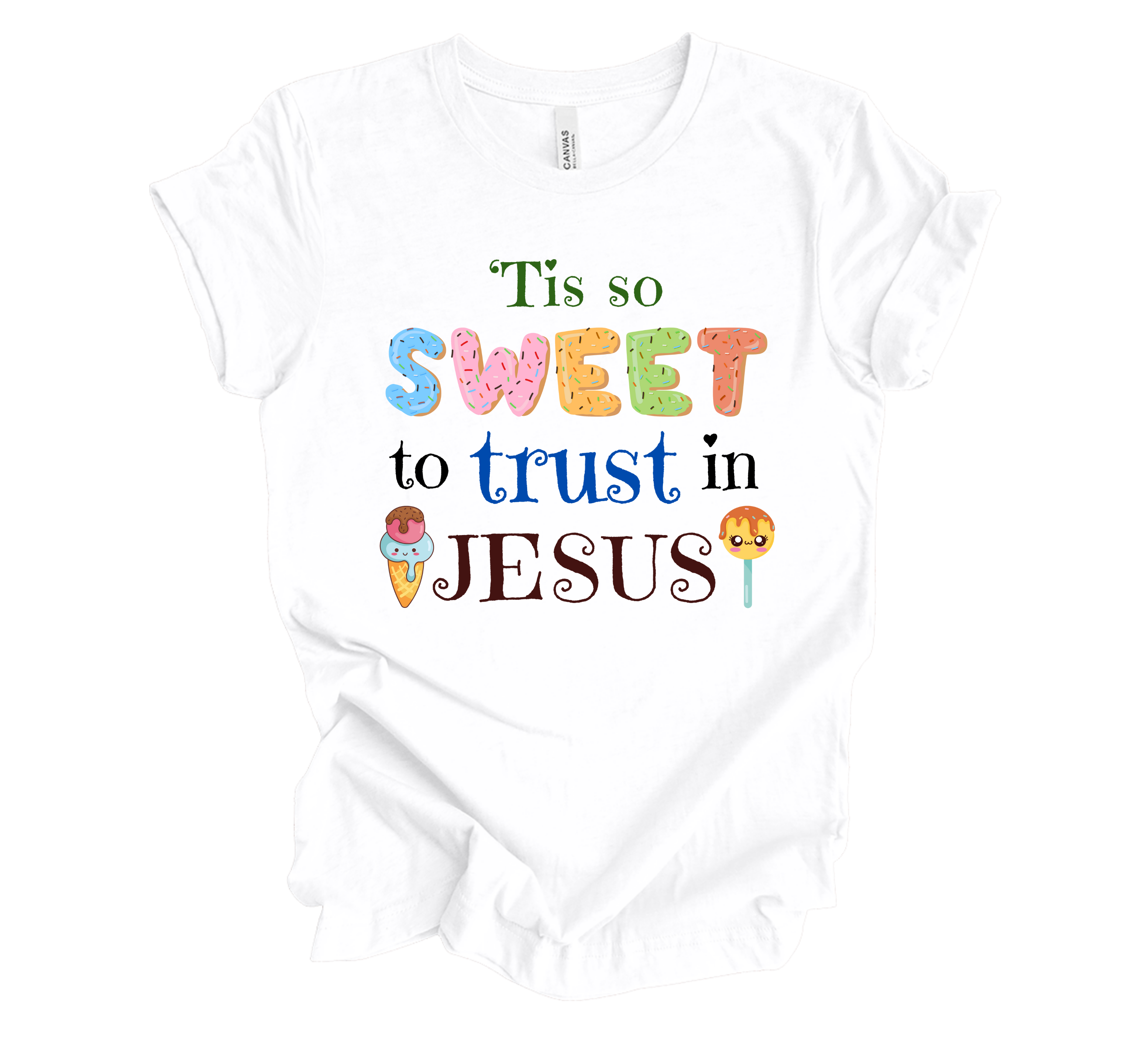 Faith-inspired Childrenswear-"'Tis So Sweet To Trust In Jesus"