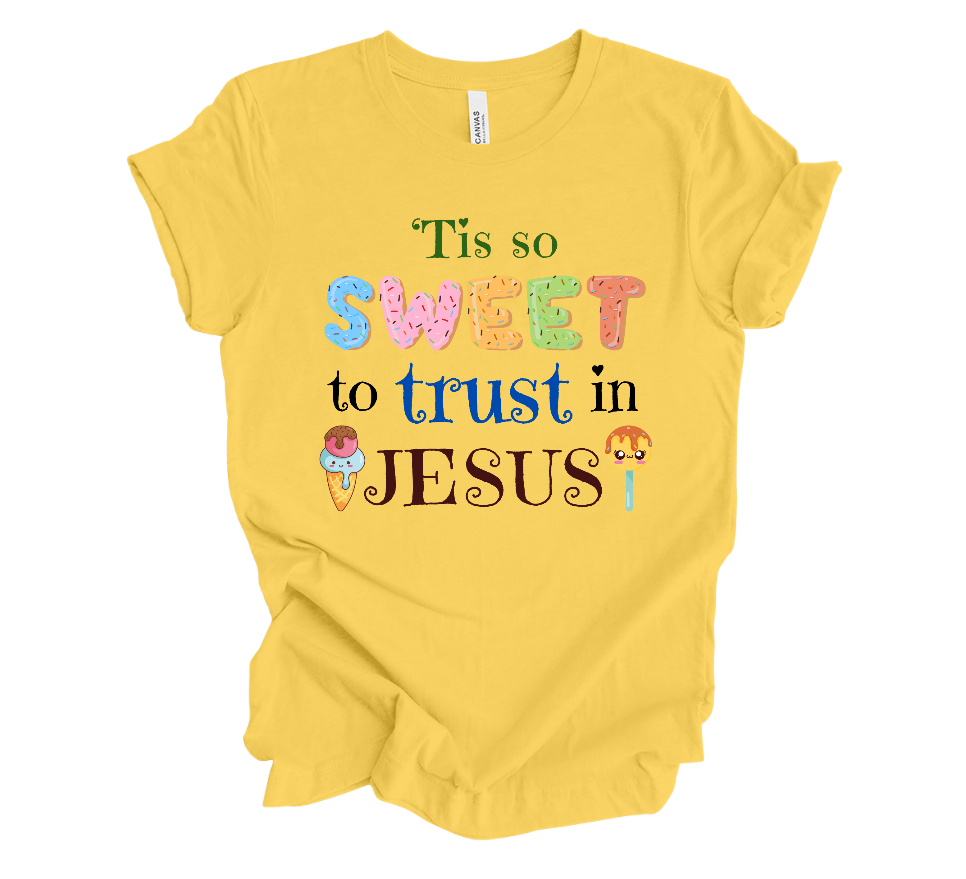 Faith-inspired Childrenswear-"'Tis So Sweet To Trust In Jesus"