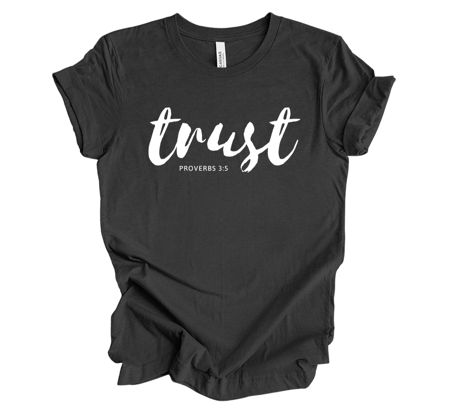 Faith-inspired Tee- "Trust-Proverbs 3:5"