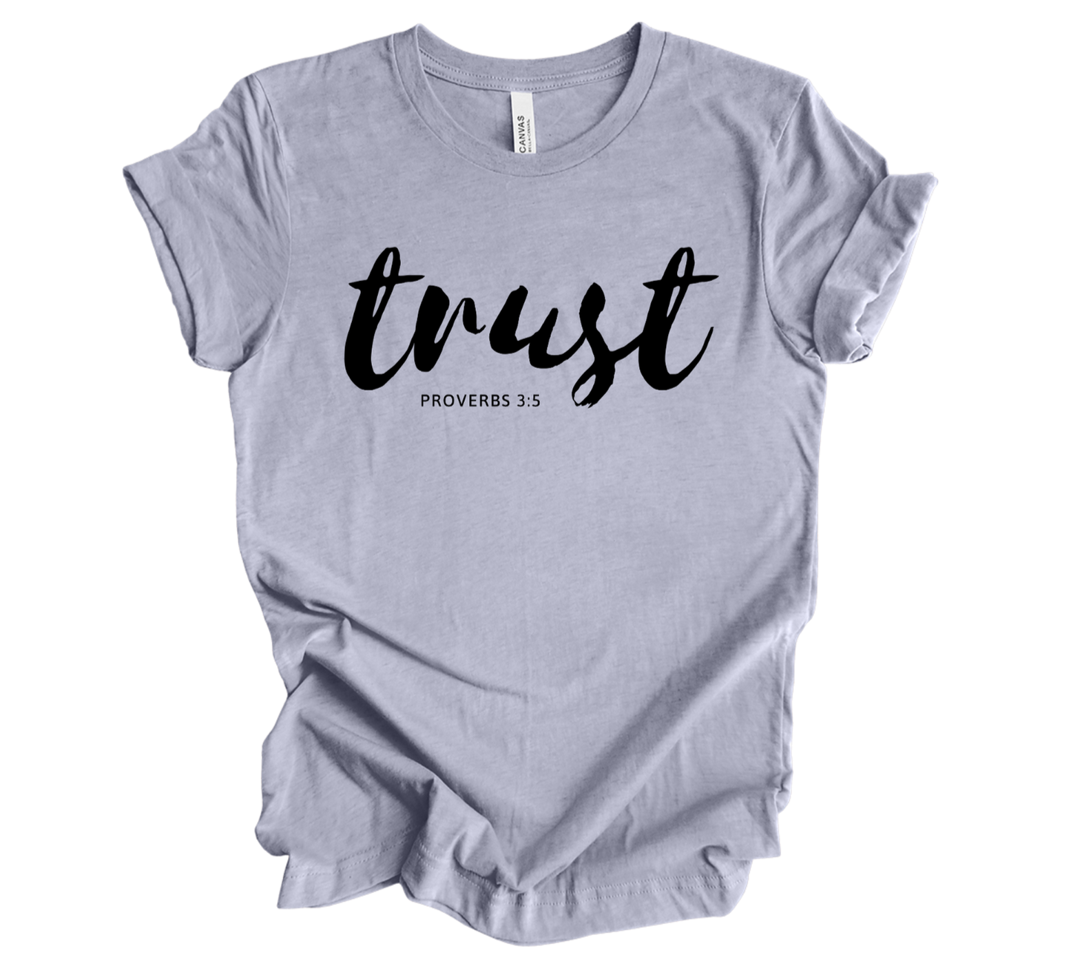 Faith-inspired Tee- "Trust-Proverbs 3:5"