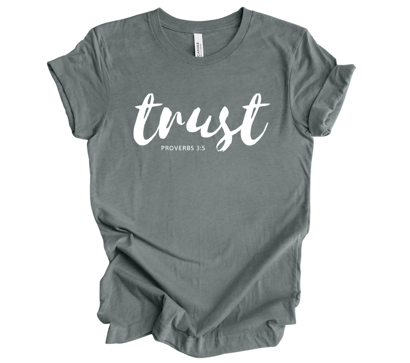 Faith-inspired Tee- "Trust-Proverbs 3:5"