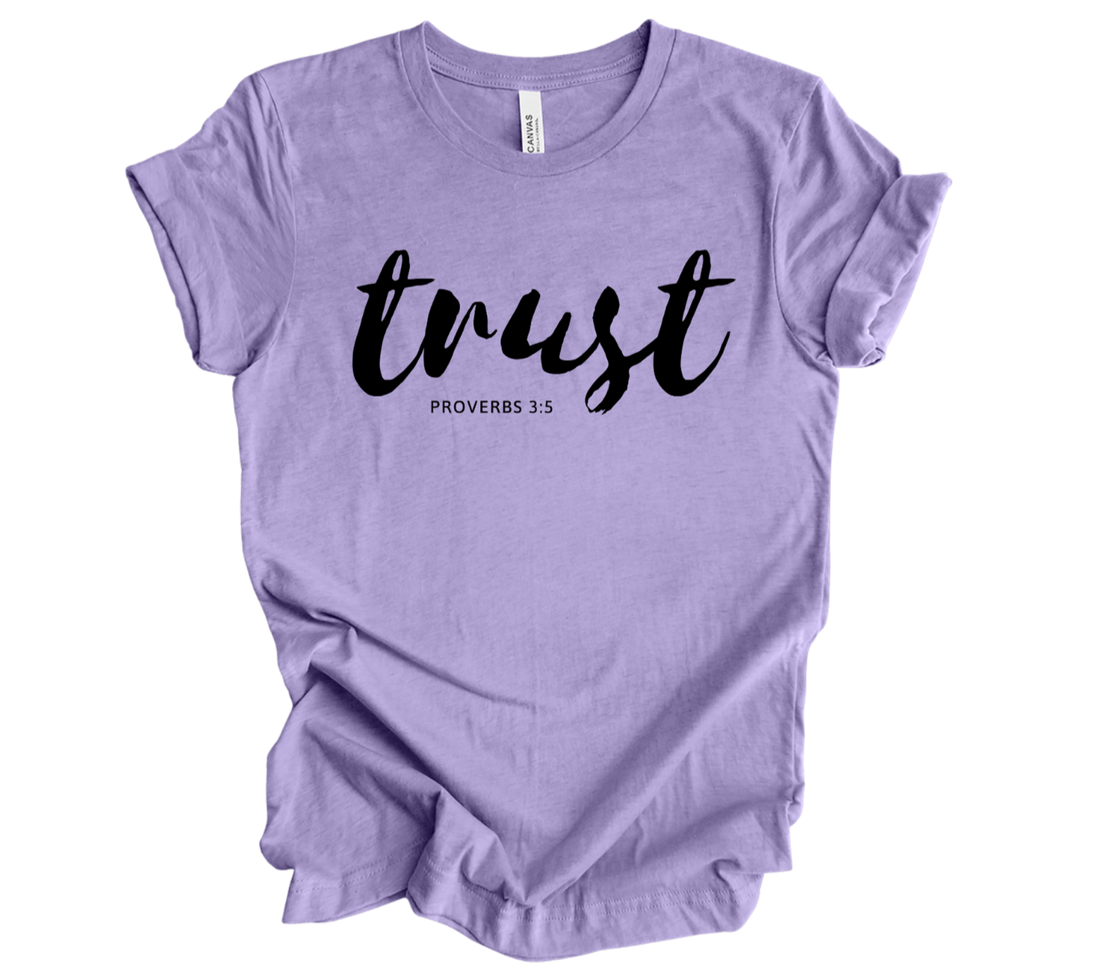 Faith-inspired Tee- "Trust-Proverbs 3:5"
