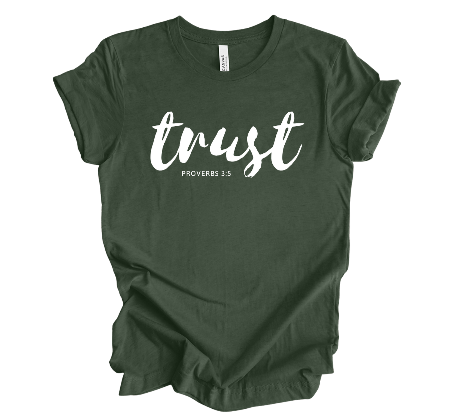 Faith-inspired Tee- "Trust-Proverbs 3:5"