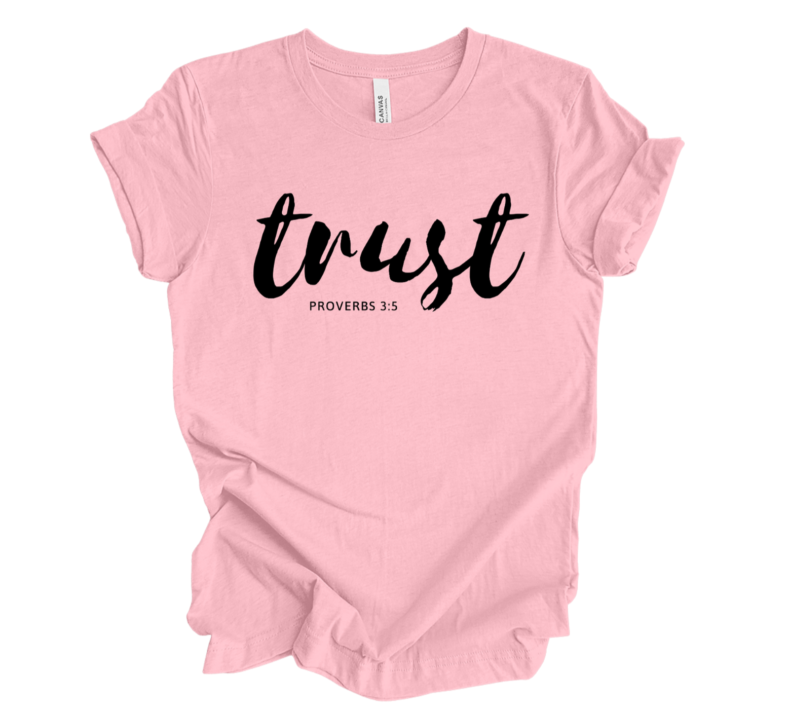 Faith-inspired Tee- "Trust-Proverbs 3:5"