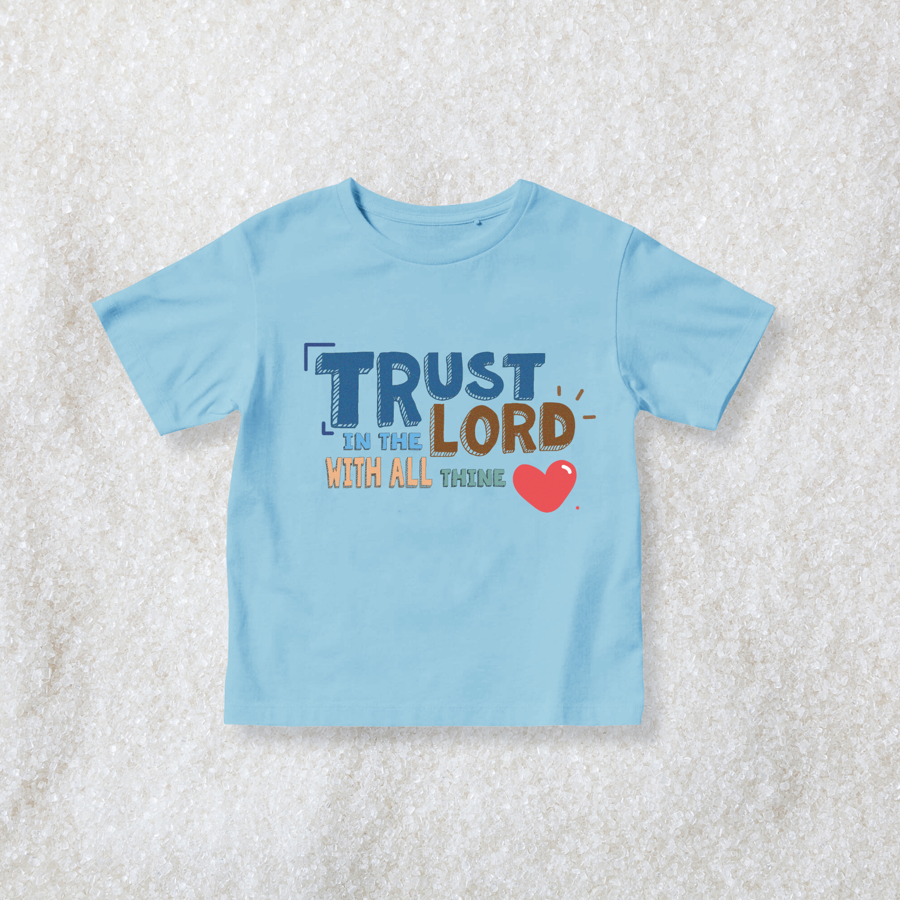 Faith-inspired Childrenswear-"Trust In The Lord With All Thine Heart"