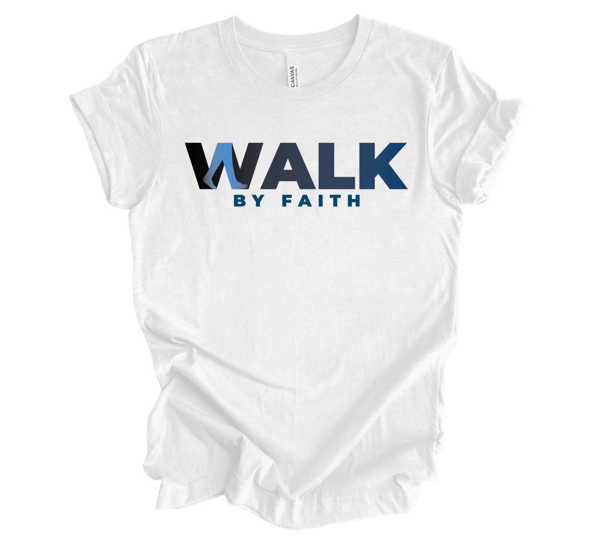 Faith-inspired Tee- "Walk by Faith"