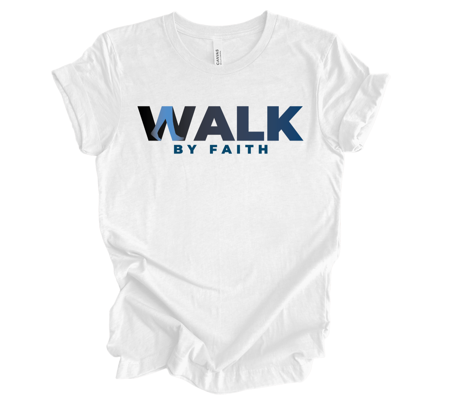 Faith-inspired Tee- "Walk by Faith"