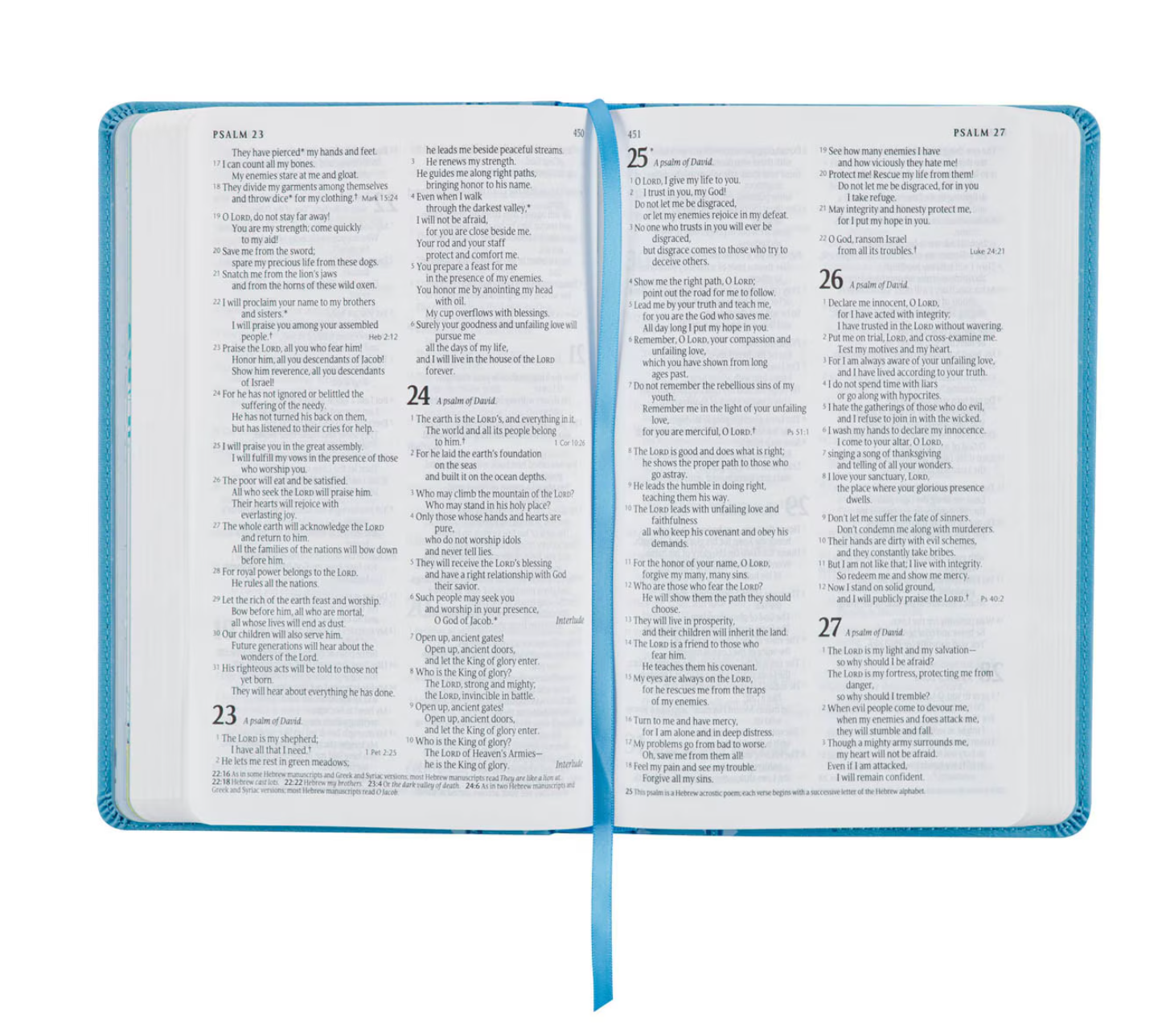 Bible-Blue Faux Leather NLT Keepsake Bible for Boys