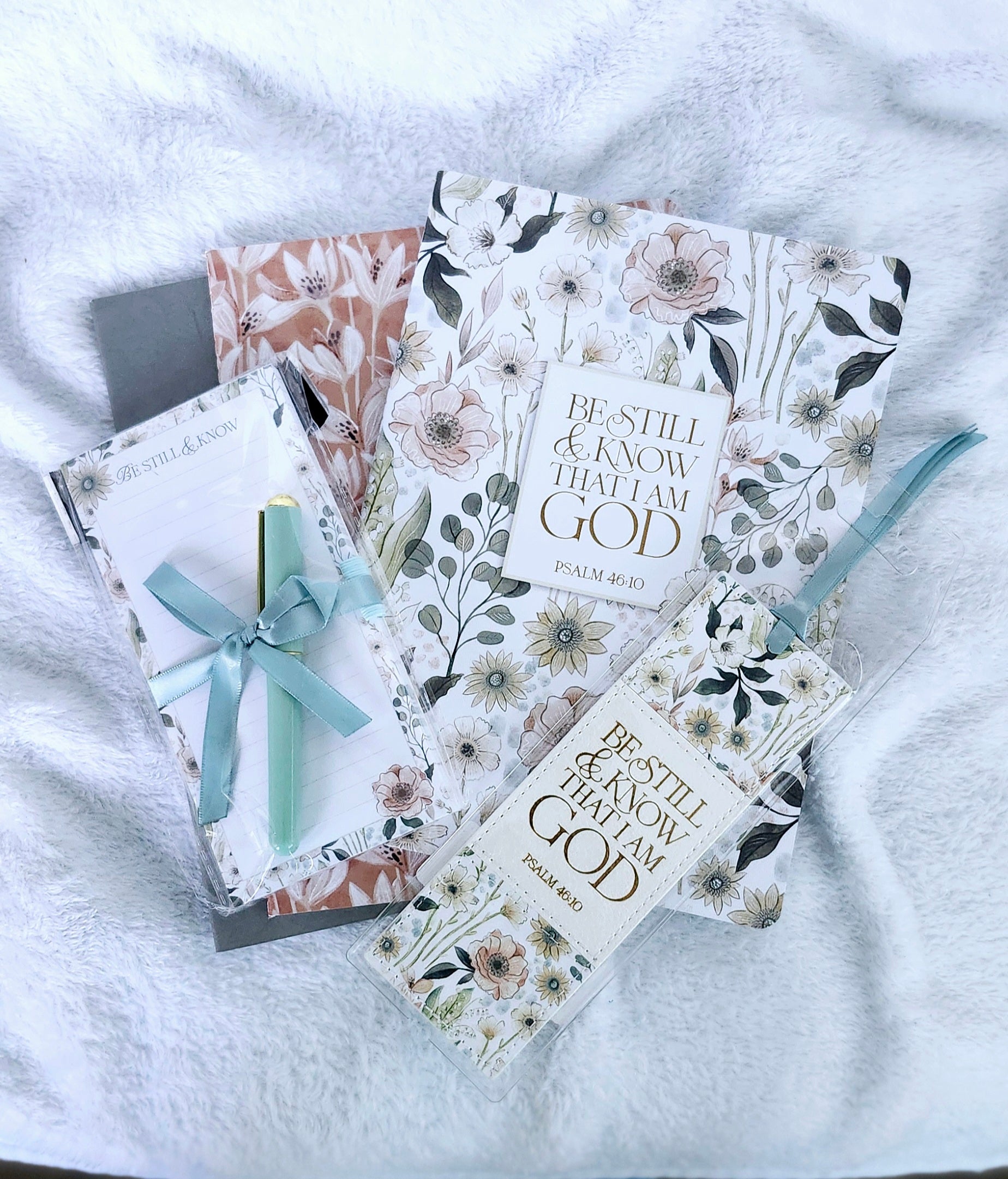 Gift Set- Be Still And Know That I Am God (3)Notebooks , Magnetic Notepad With Pen & Bookmark